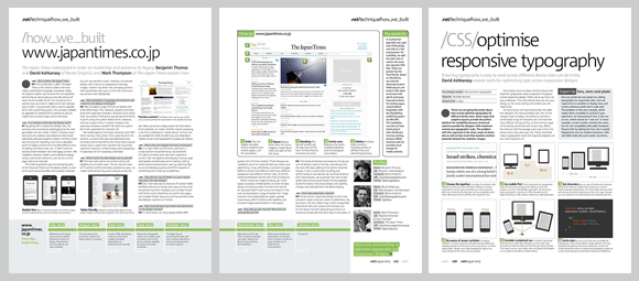.net Magazine August 2013 - Bento Graphics - Responsive The Japan Times
