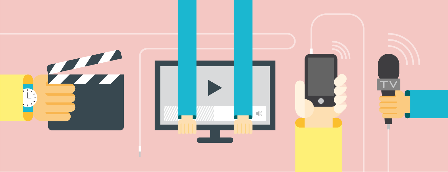 Think with Google - APAC - illustration banner - media industry