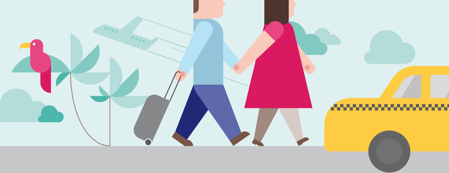 Think with Google - APAC - illustration banner - travel industry