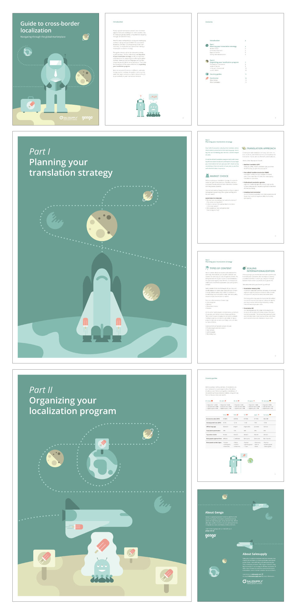 gengo japan human translation service - cross border localization whitepaper illustrations