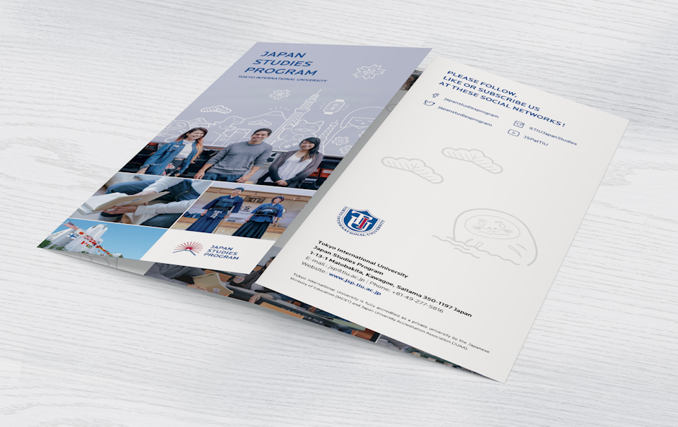 Japan Studies Program for Tokyo International University - Poster and Pamphlet Design