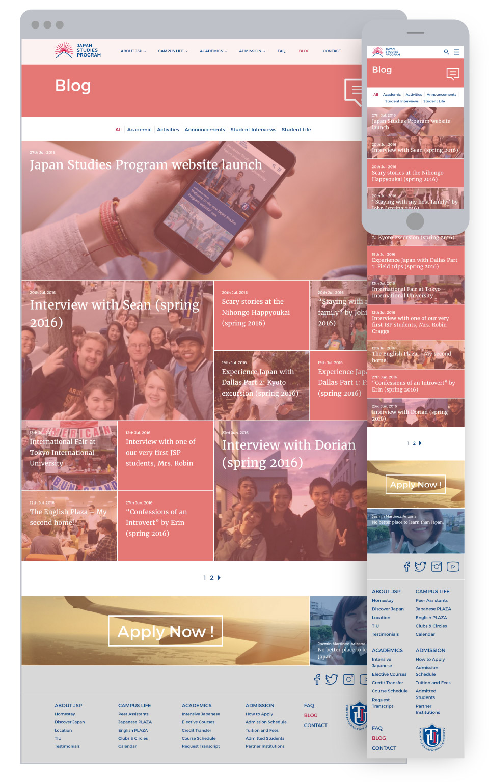Japan Studies Program for Tokyo International University - Blog Listing Page